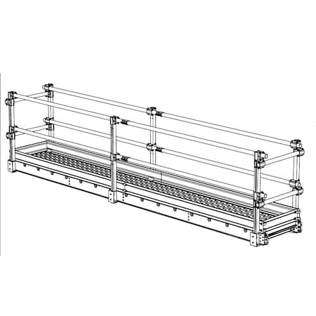 24' Independent 4 Toe Board Side Kit For 4 Side Rails.